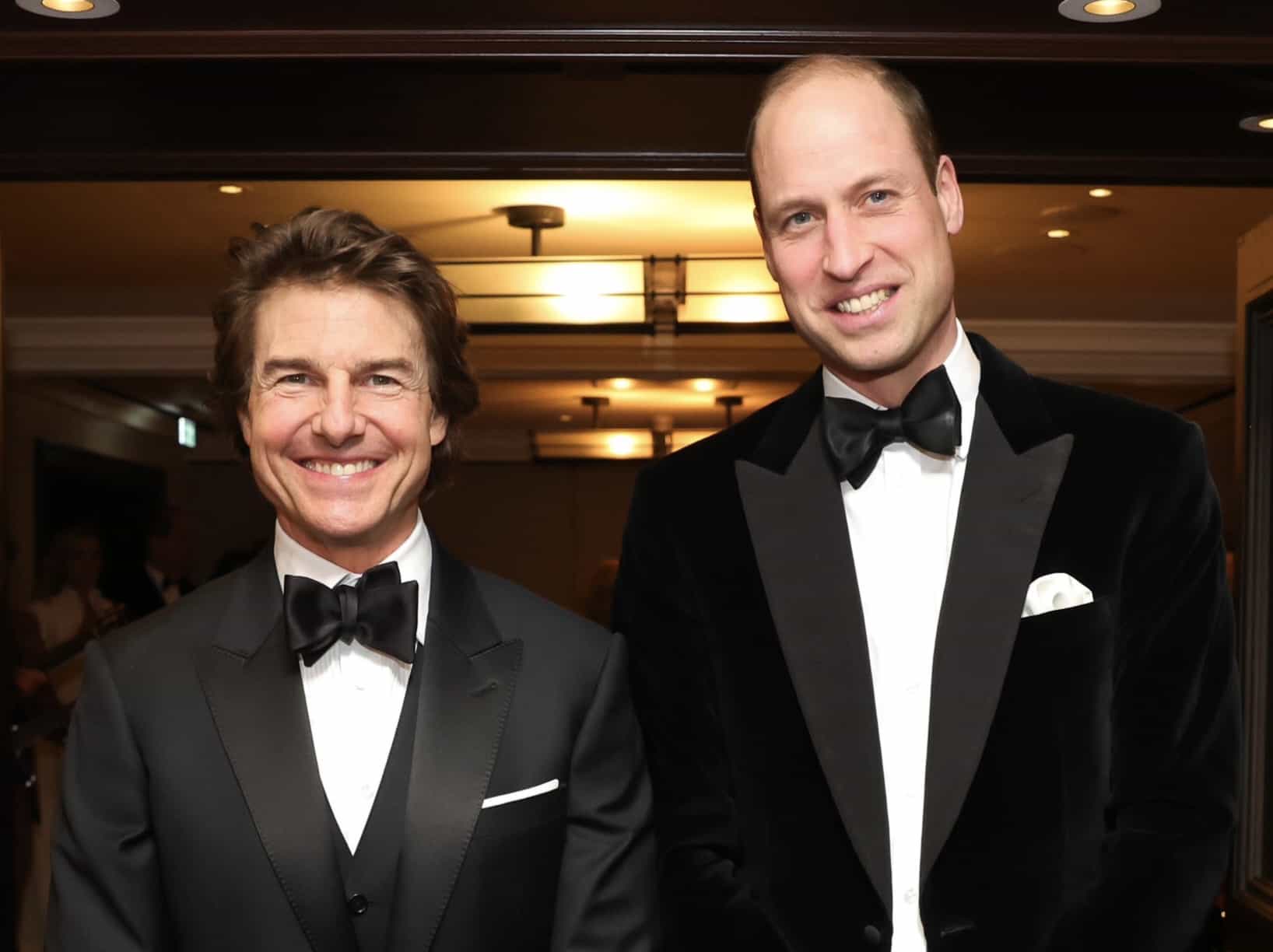 Prince William and Tom cruise 