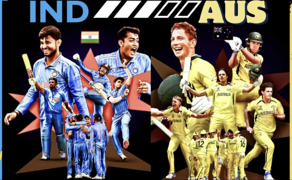 U19 world cup final 2024 India vs Australia